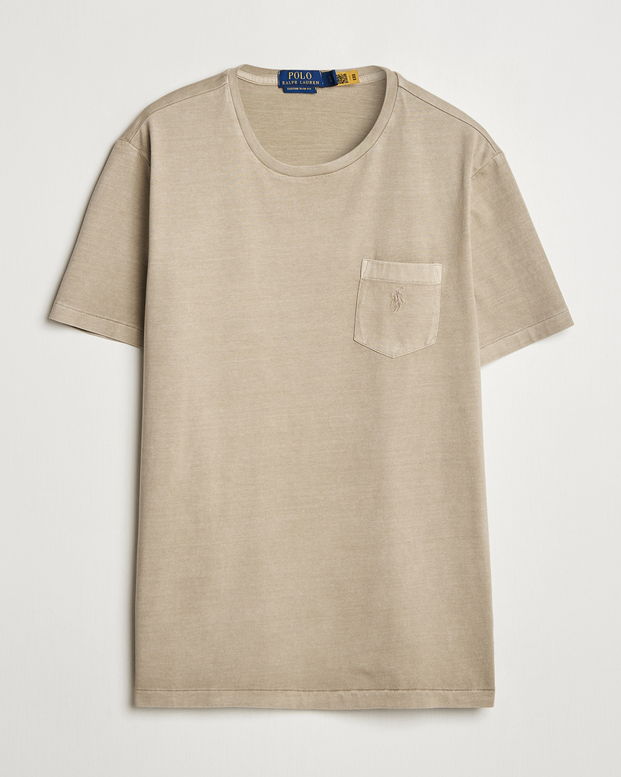 Hombres | Camisetas | Polo Ralph Lauren | Crew Neck Pocket T-Shirt Olive