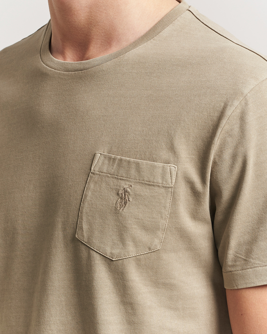 Hombres | Camisetas | Polo Ralph Lauren | Crew Neck Pocket T-Shirt Olive