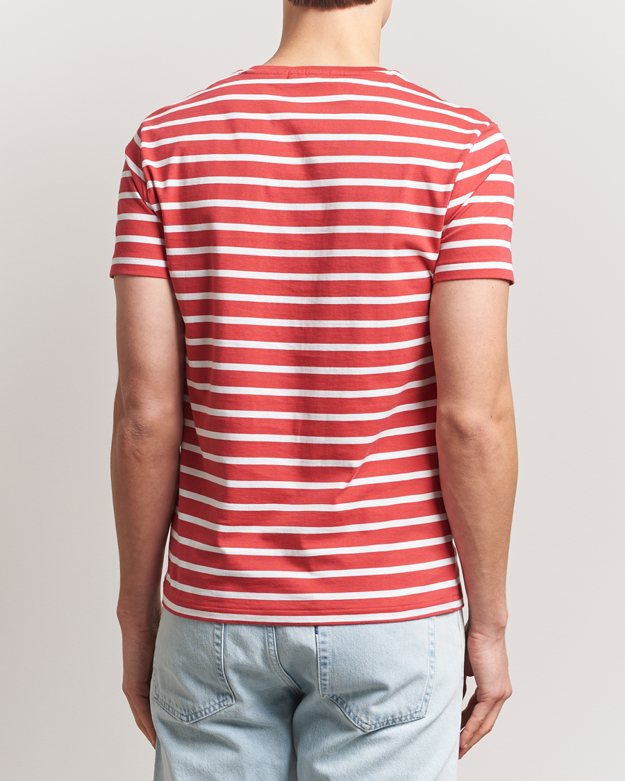 Hombres | Camisetas | Polo Ralph Lauren | Custom Slim Fit Striped T-Shirt Spring Red/White