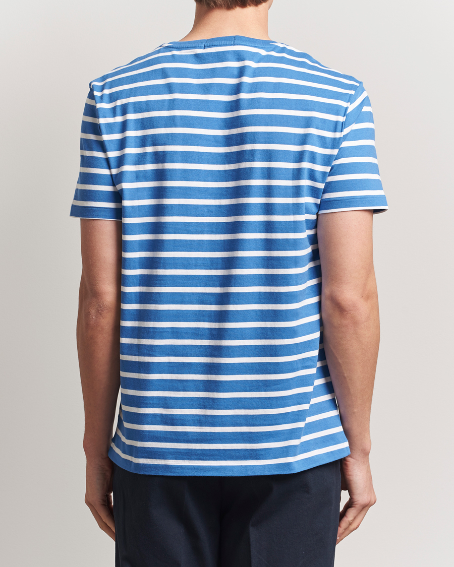 Hombres | Camisetas | Polo Ralph Lauren | Custom Slim Fit Striped T-Shirt Embayment Blue/White