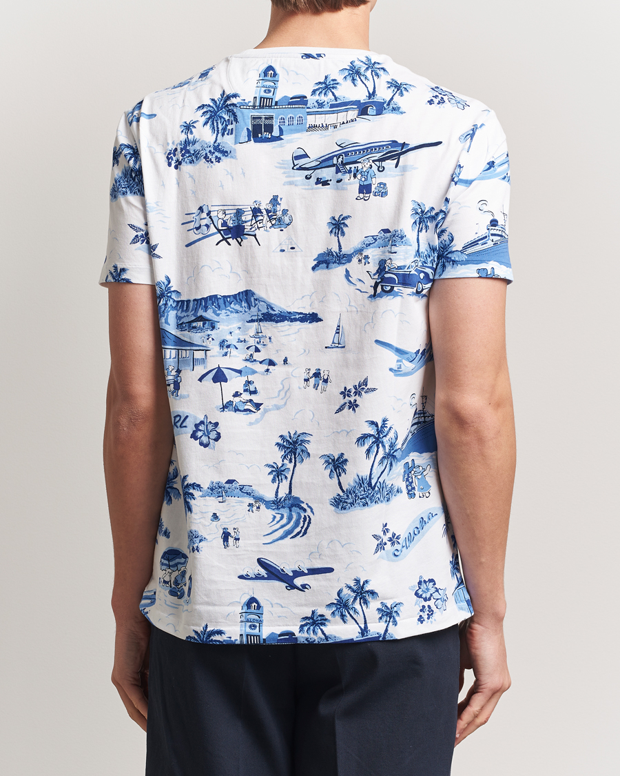 Hombres | Camisetas | Polo Ralph Lauren | Custom Slim Fit T-Shirt Holiday Bear White