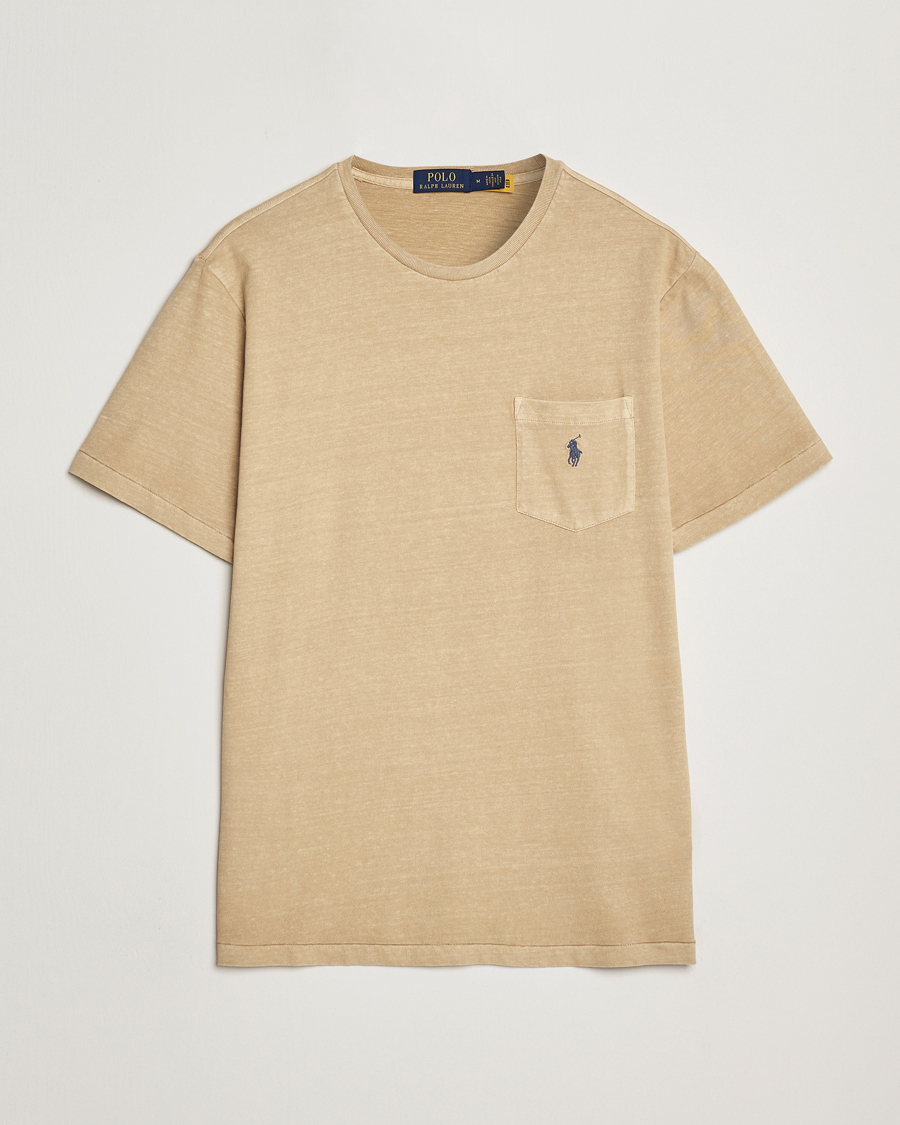 Hombres | Camisetas | Polo Ralph Lauren | Cotton Linen T-Shirt Coastal Beige