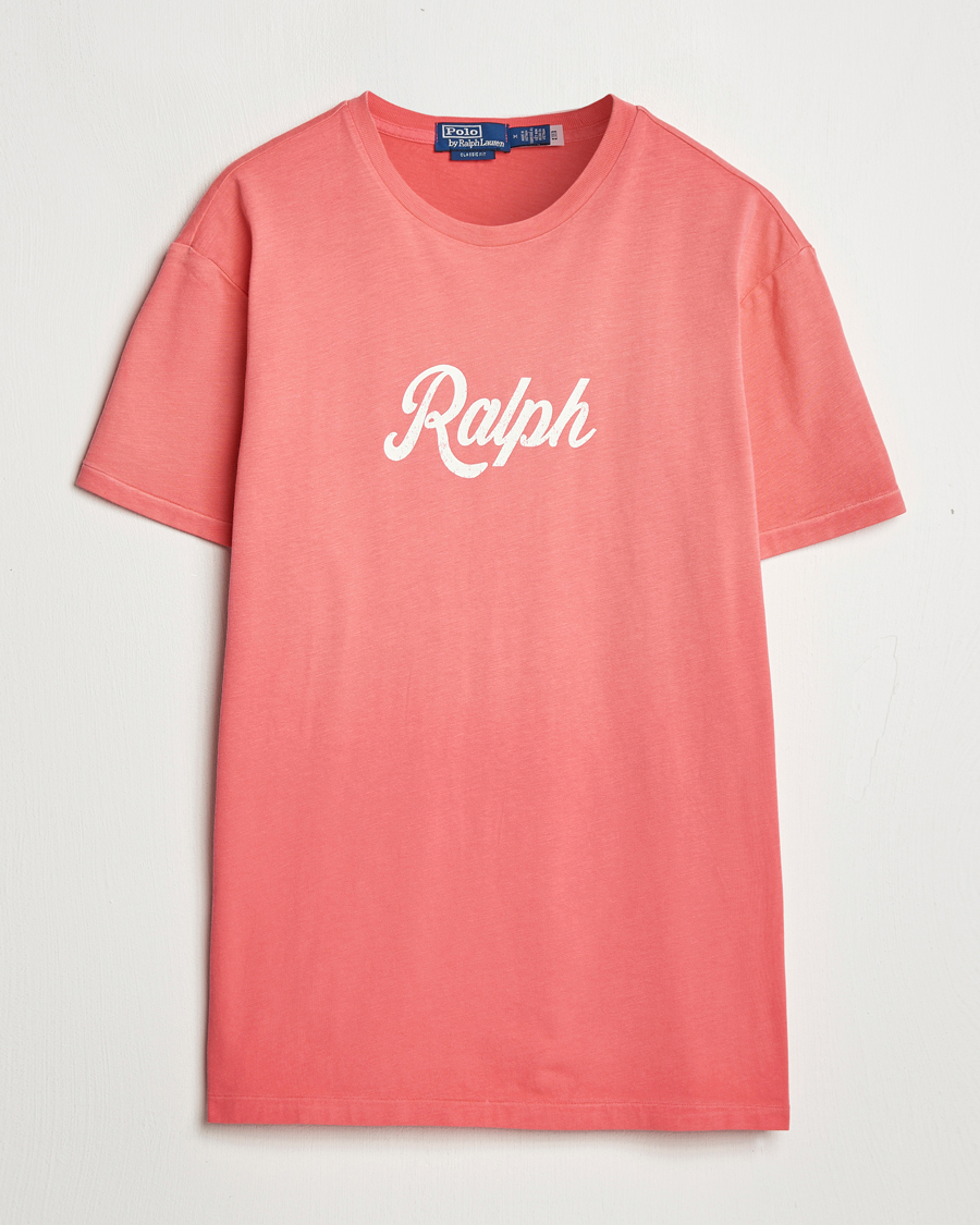 Hombres | Camisetas | Polo Ralph Lauren | Printed Ralph T-Shirt Pale Red