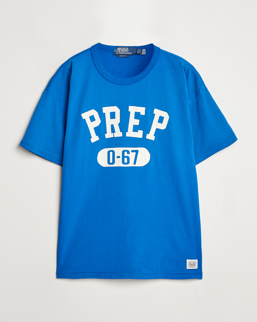 Hombres | Camisetas | Polo Ralph Lauren | Vintage Crew Neck T-Shirt Heritage Blue