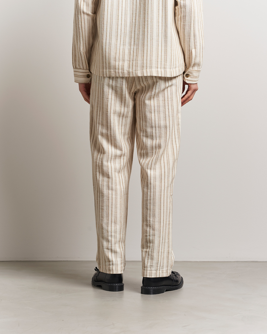 Hombres | Pantalones | LES DEUX | Houston Stripe Cotton Pants Ivory
