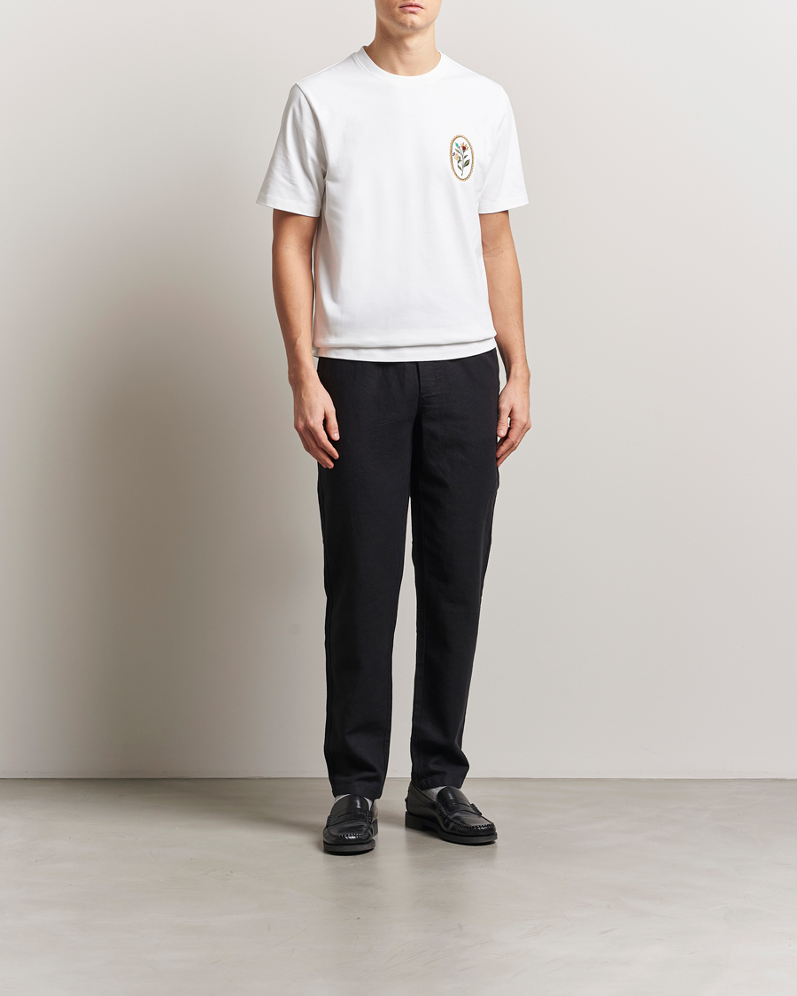 Hombres | Pantalones | LES DEUX | Patrick Linen Pants Black