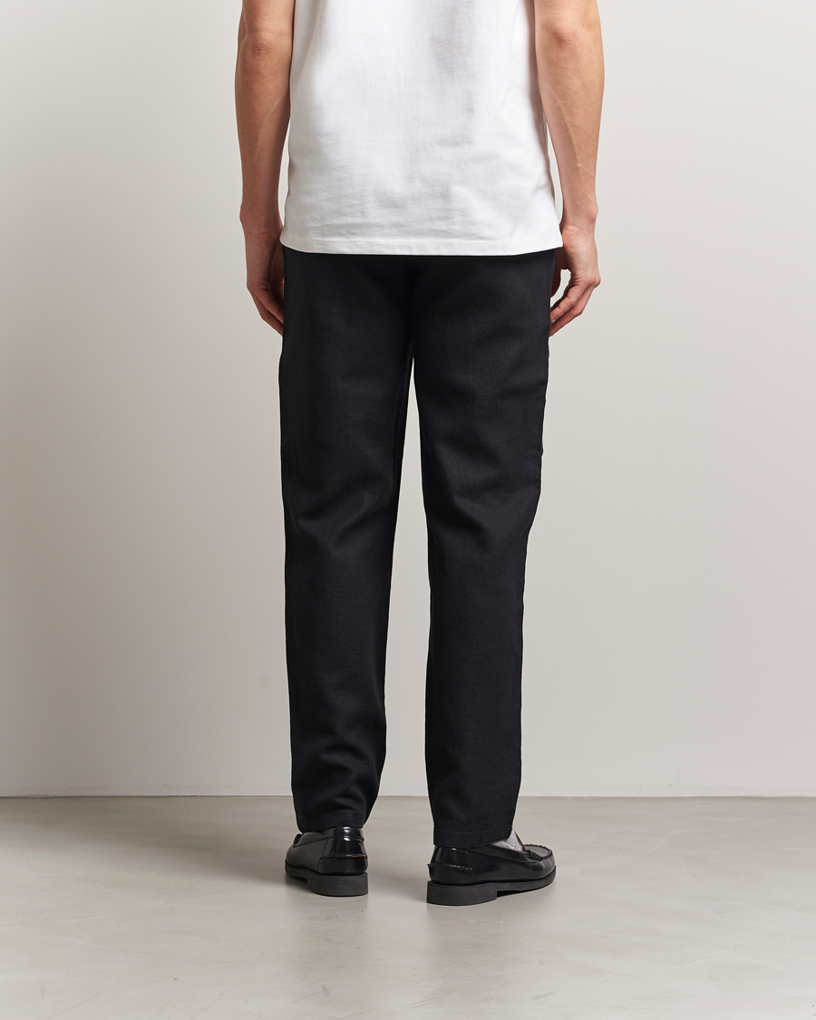 Hombres | Pantalones | LES DEUX | Patrick Linen Pants Black