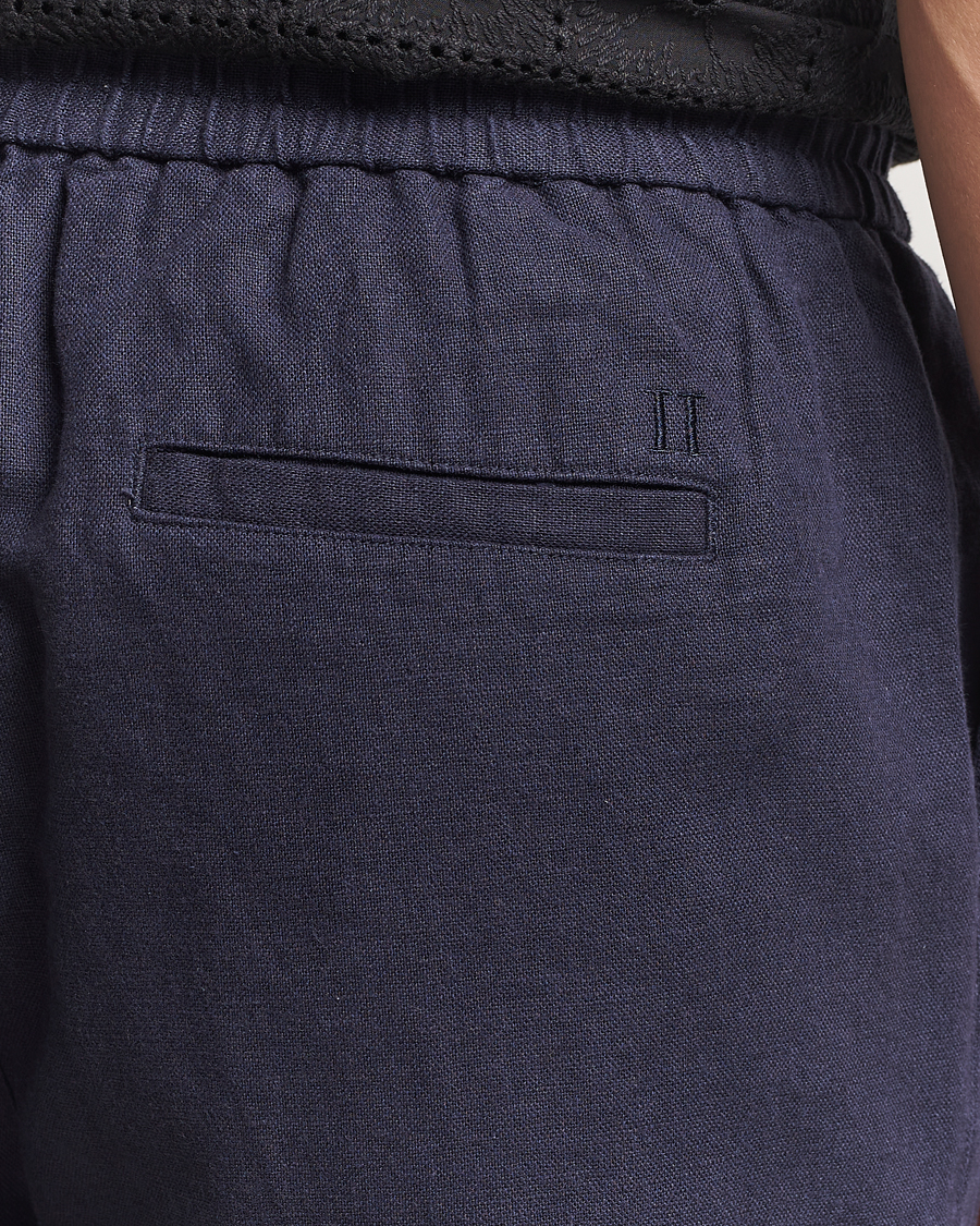 Hombres | Pantalones cortos | LES DEUX | Otto Linen Shorts Navy