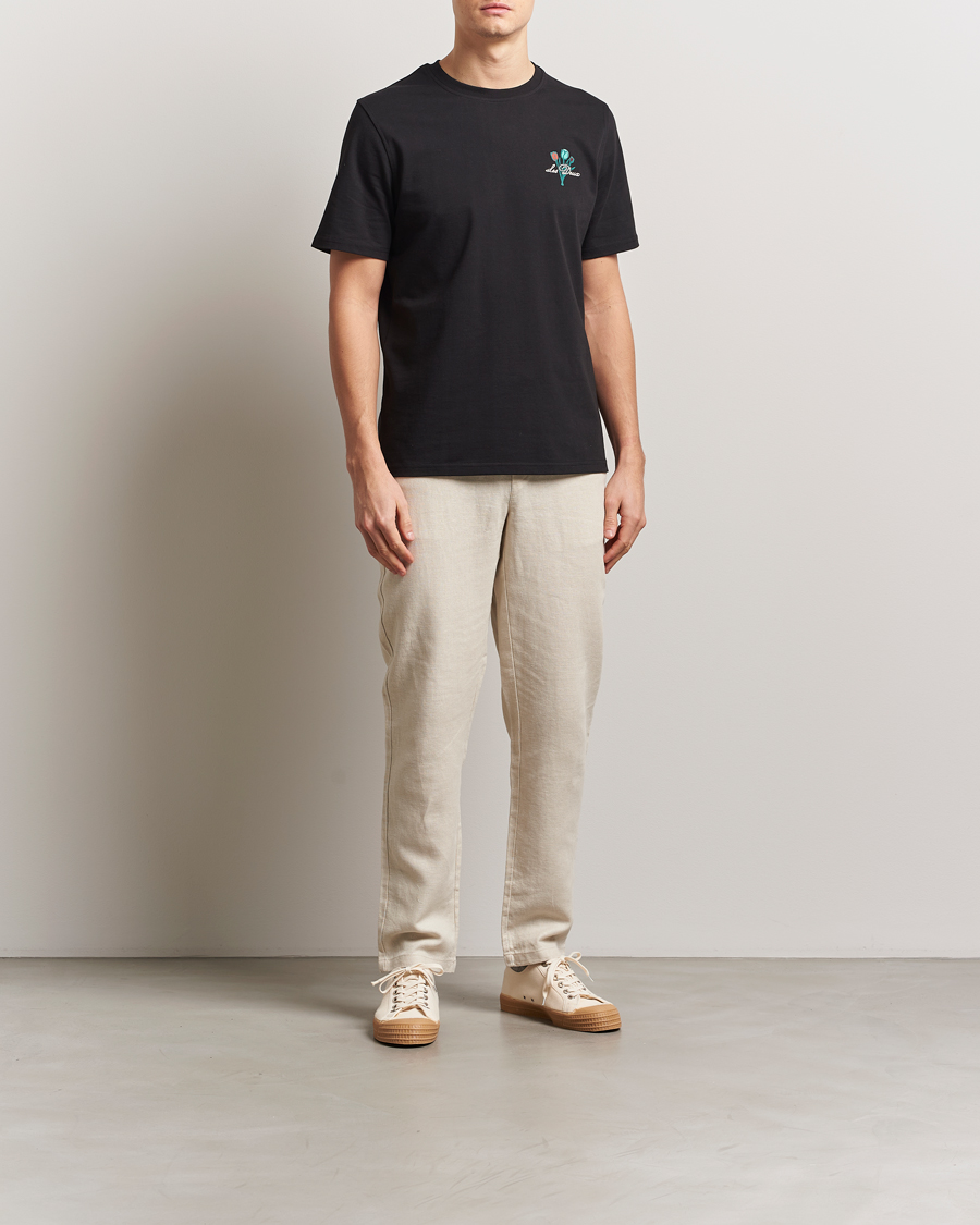 Hombres | Camisetas | LES DEUX | Bruno Café T-Shirt Black
