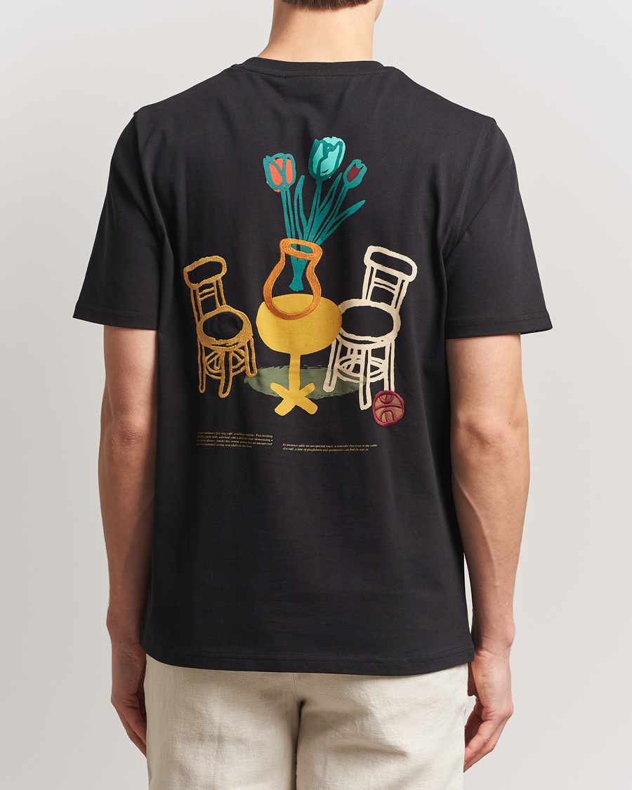 Hombres | Camisetas | LES DEUX | Bruno Café T-Shirt Black