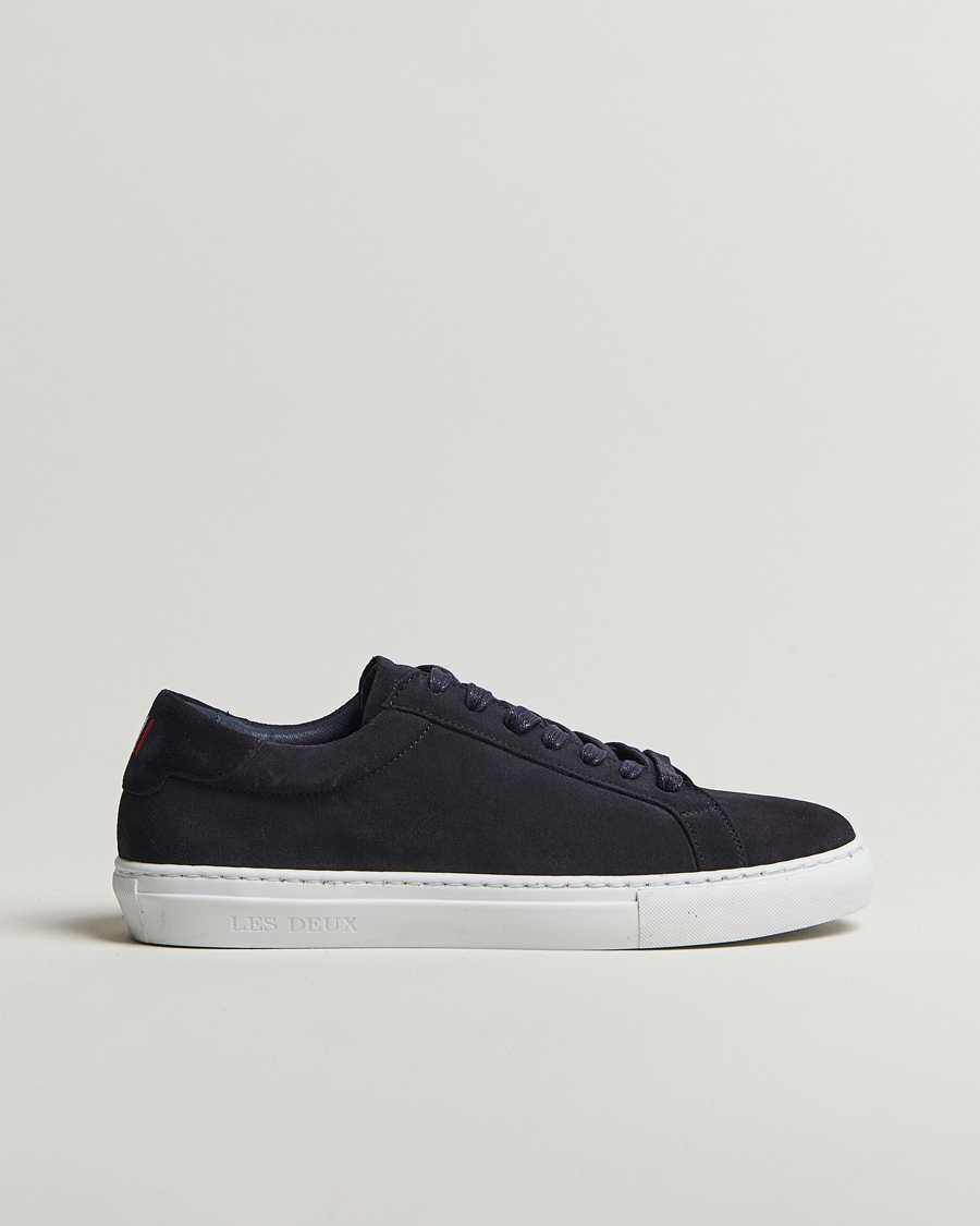 Hombres | Zapatillas | LES DEUX | Theodor Suede Sneakers Navy