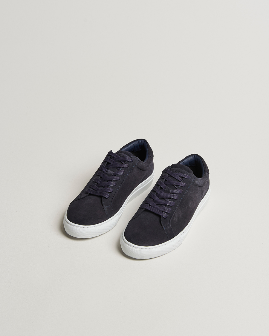 Hombres | Zapatillas | LES DEUX | Theodor Suede Sneakers Navy