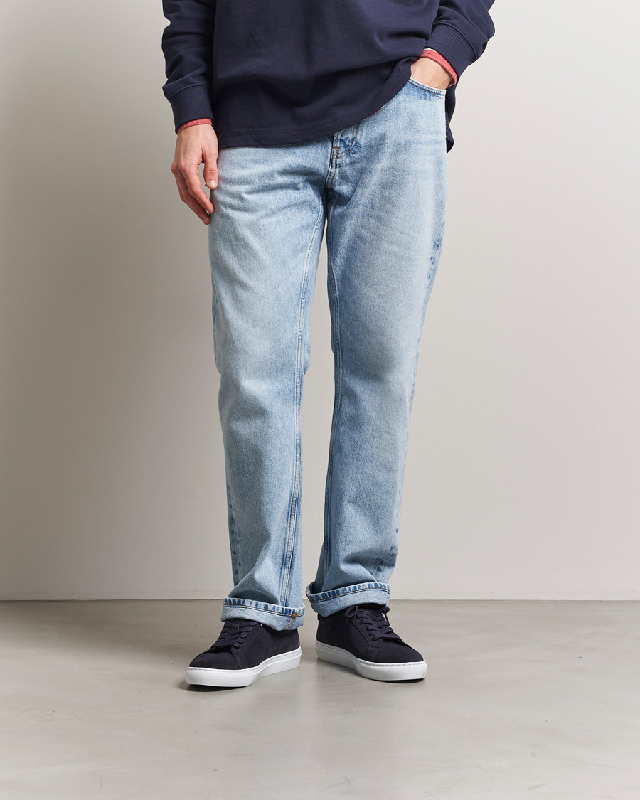 Hombres | Zapatillas | LES DEUX | Theodor Suede Sneakers Navy