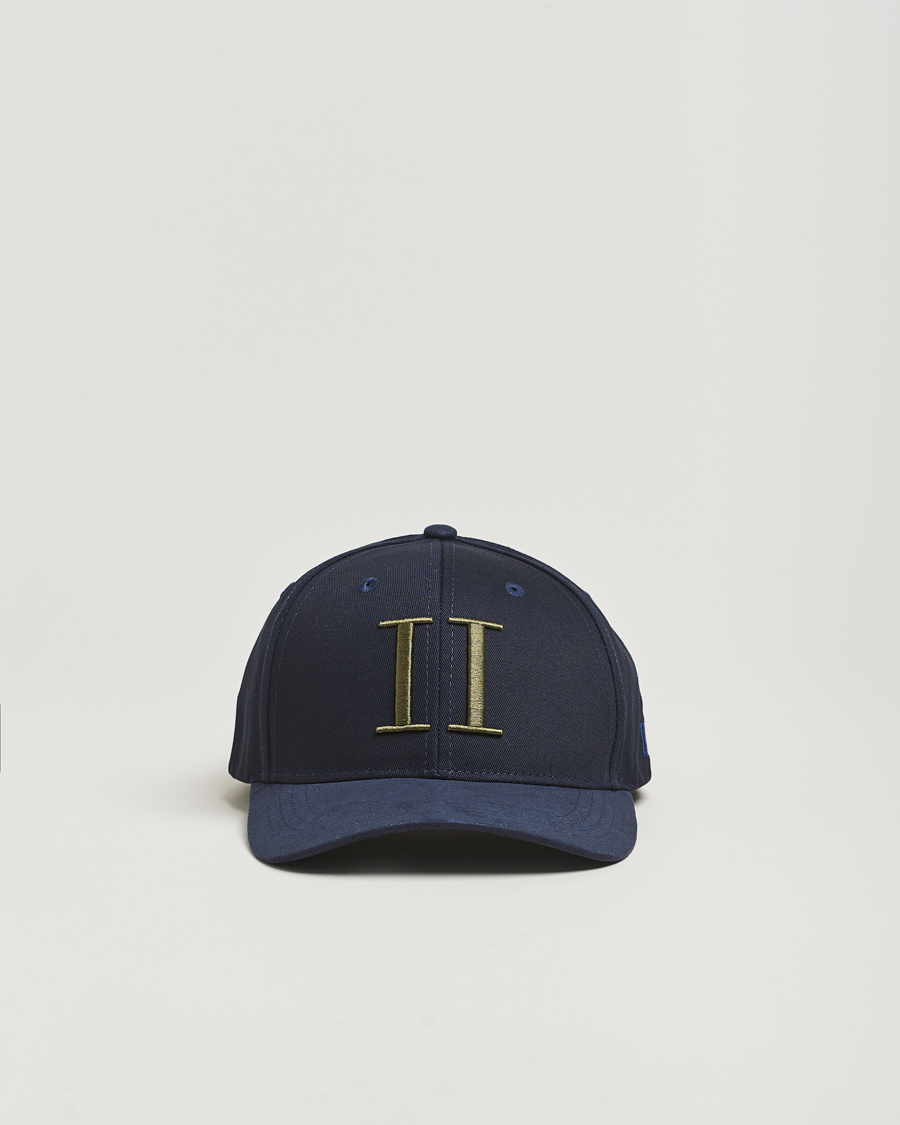 Hombres | Les Deux Baseball Cap Suede II Dark Navy | LES DEUX | Baseball Cap Suede II Dark Navy