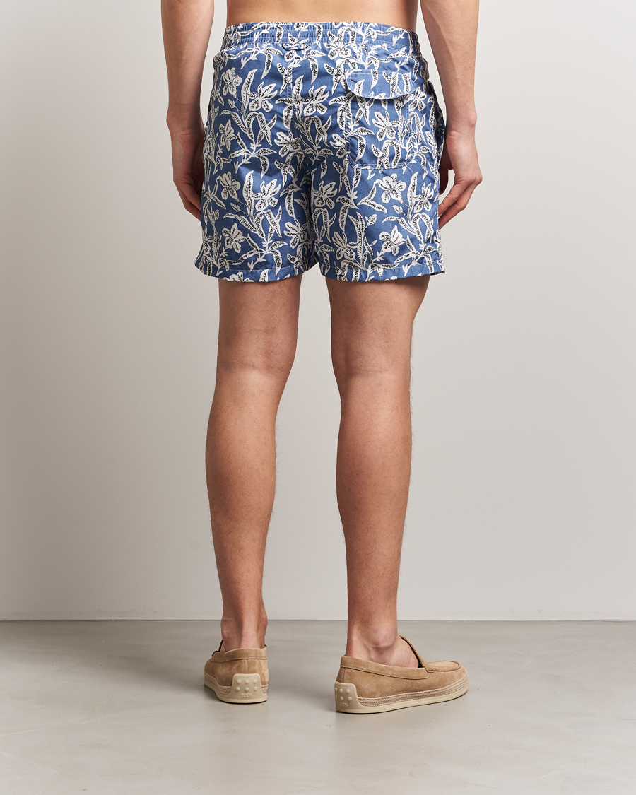 Hombres | Bañadores | Altea | Printed Swim Shorts Blue