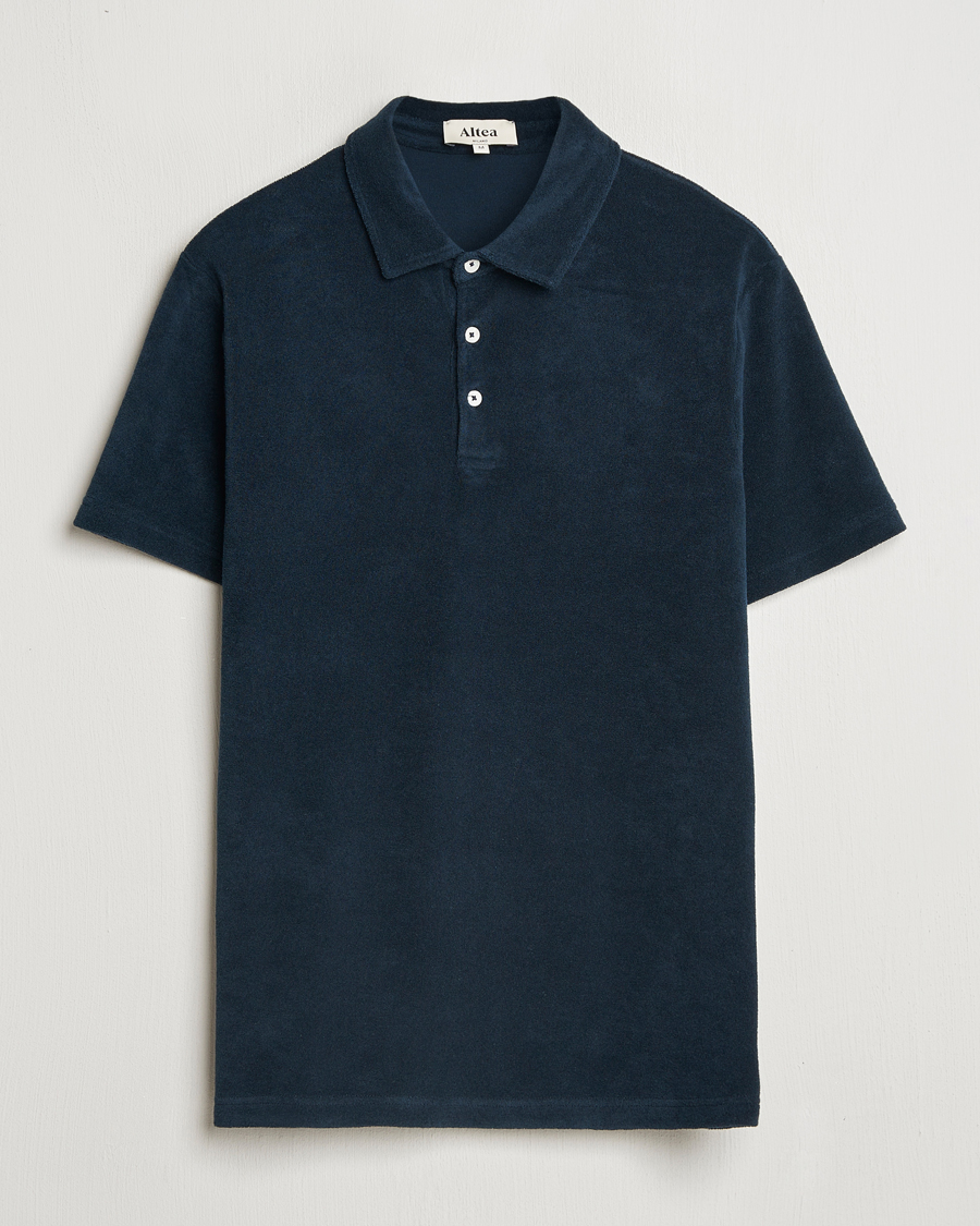 Hombres | Polos | Altea | Terry Cotton Polo Navy
