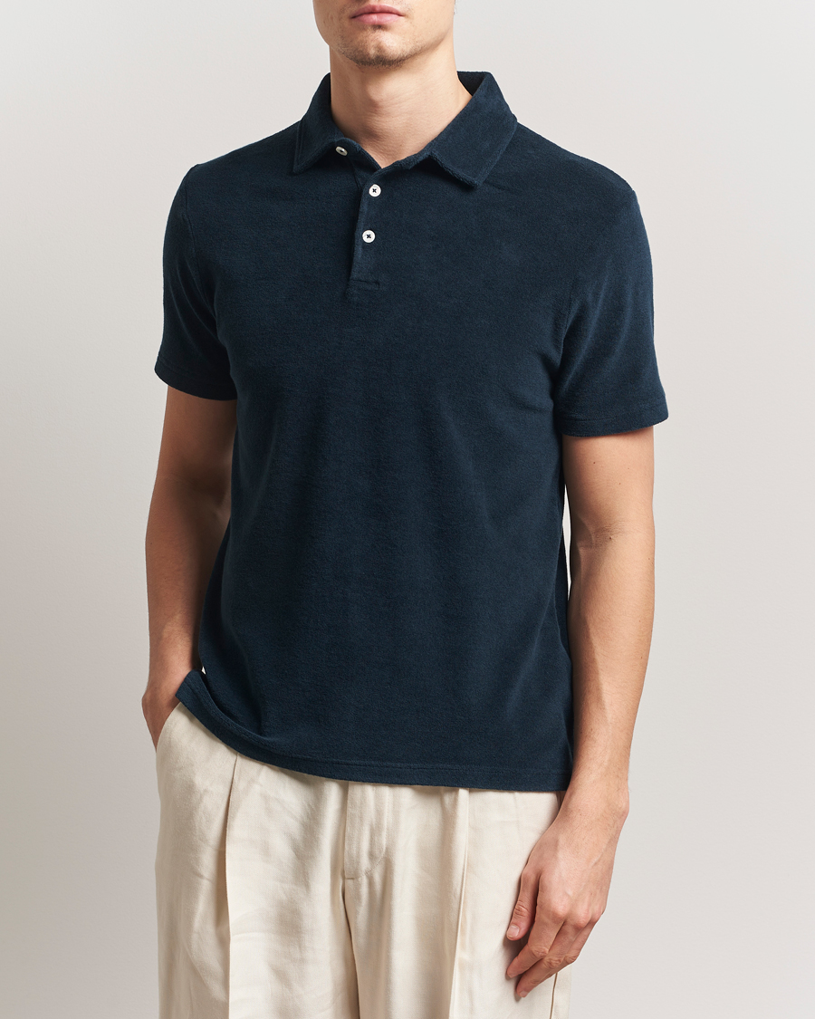 Hombres | Polos | Altea | Terry Cotton Polo Navy