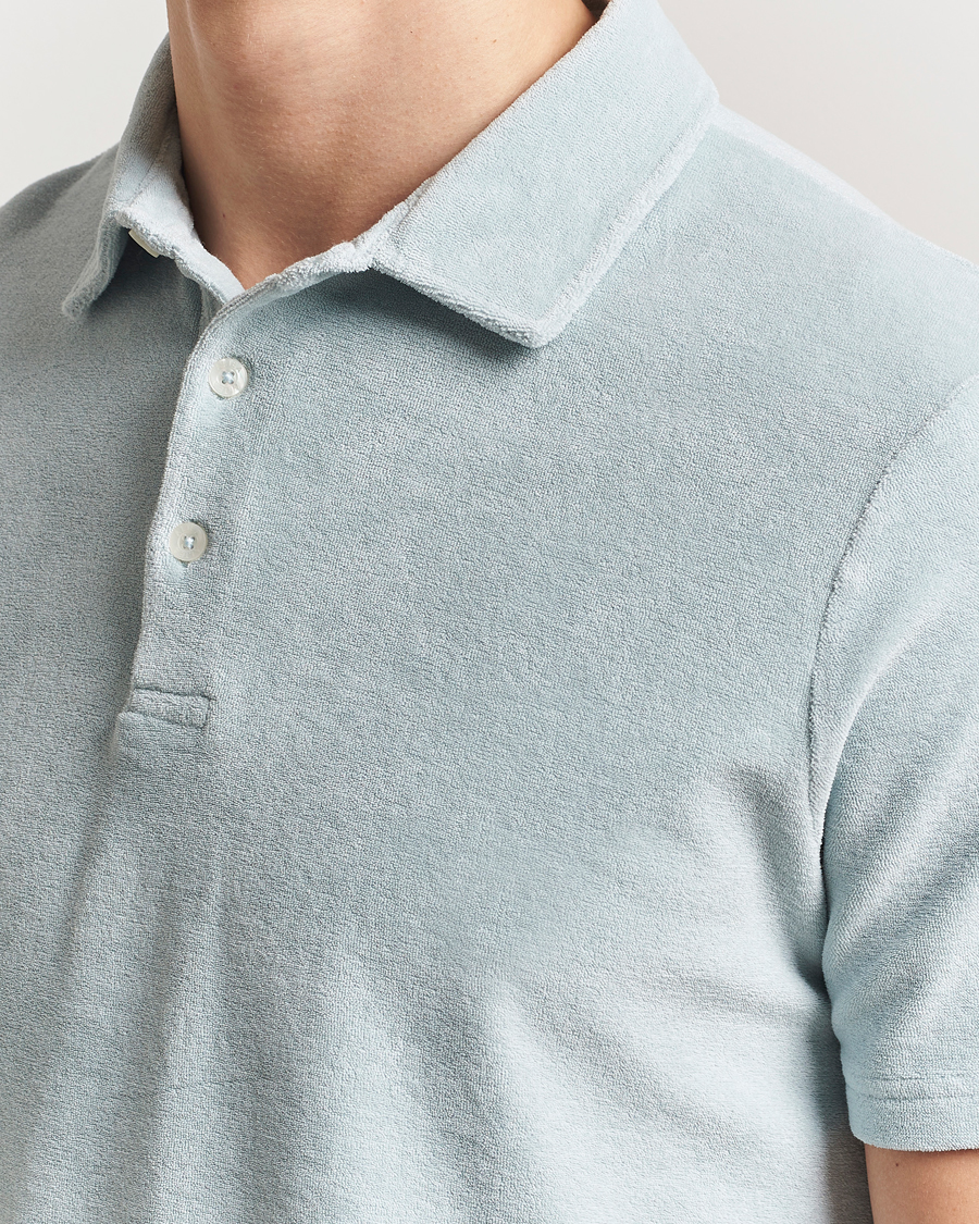 Hombres | Polos | Altea | Terry Cotton Polo Teal