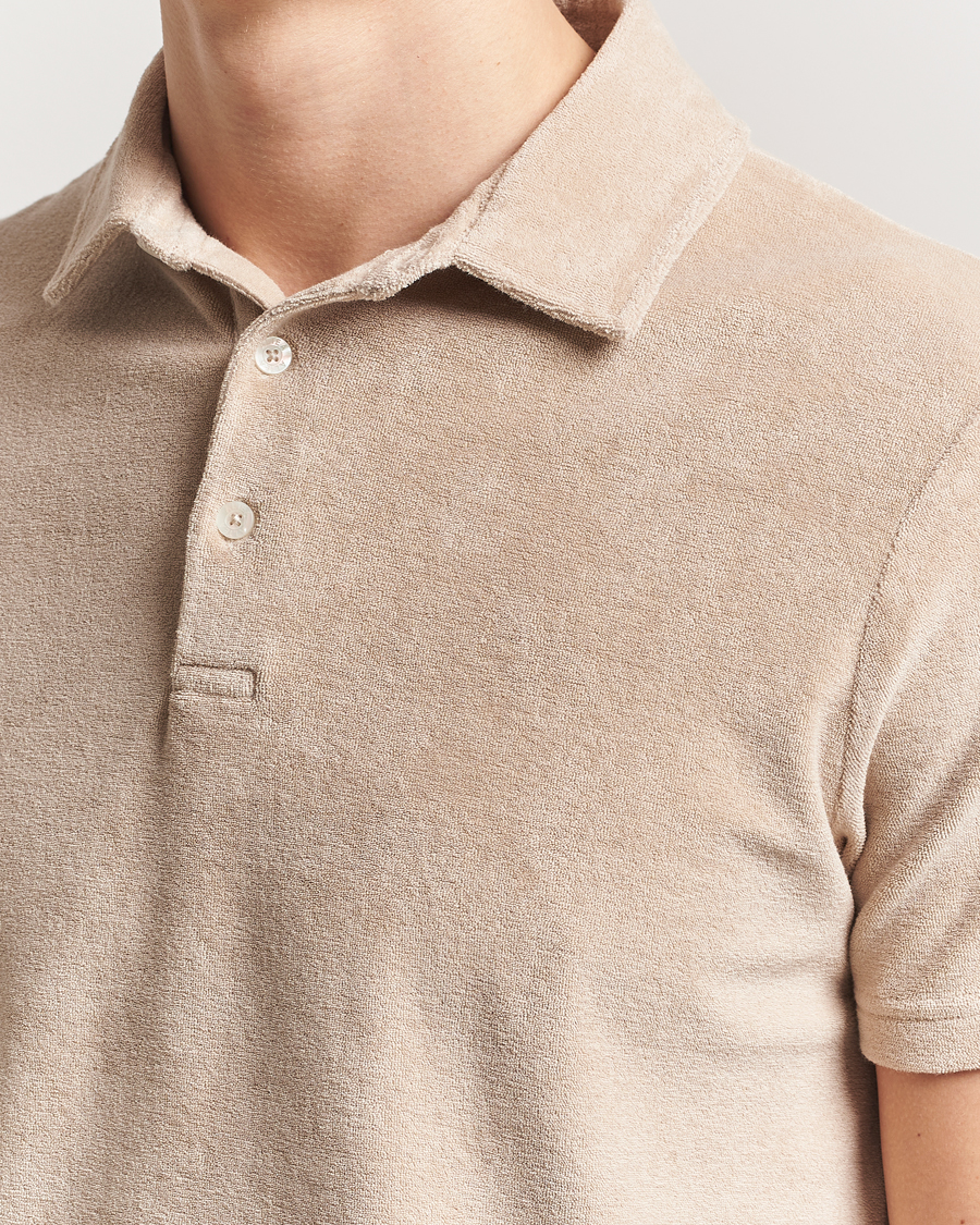 Hombres | Polos | Altea | Terry Cotton Polo Beige