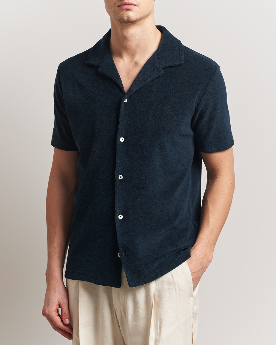 Hombres | Camisas | Altea | Terry Bowling Shirt Navy