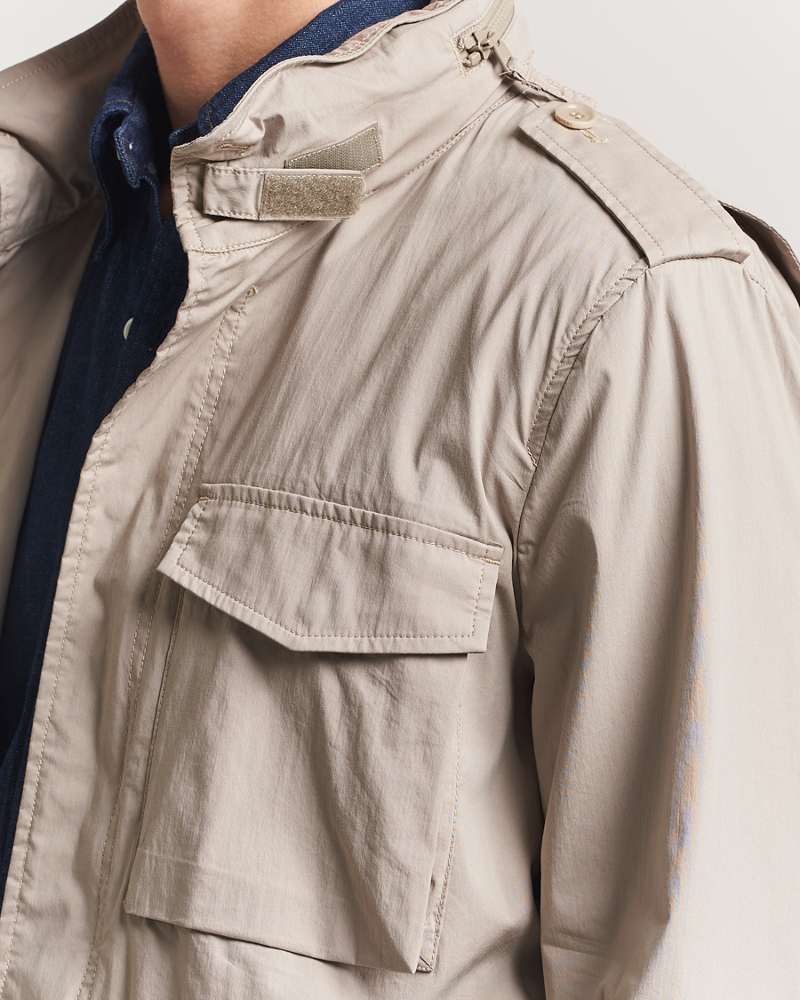 Hombres | Abrigos y chaquetas | Aspesi | Lightweight Cotton Field Jacket Beige