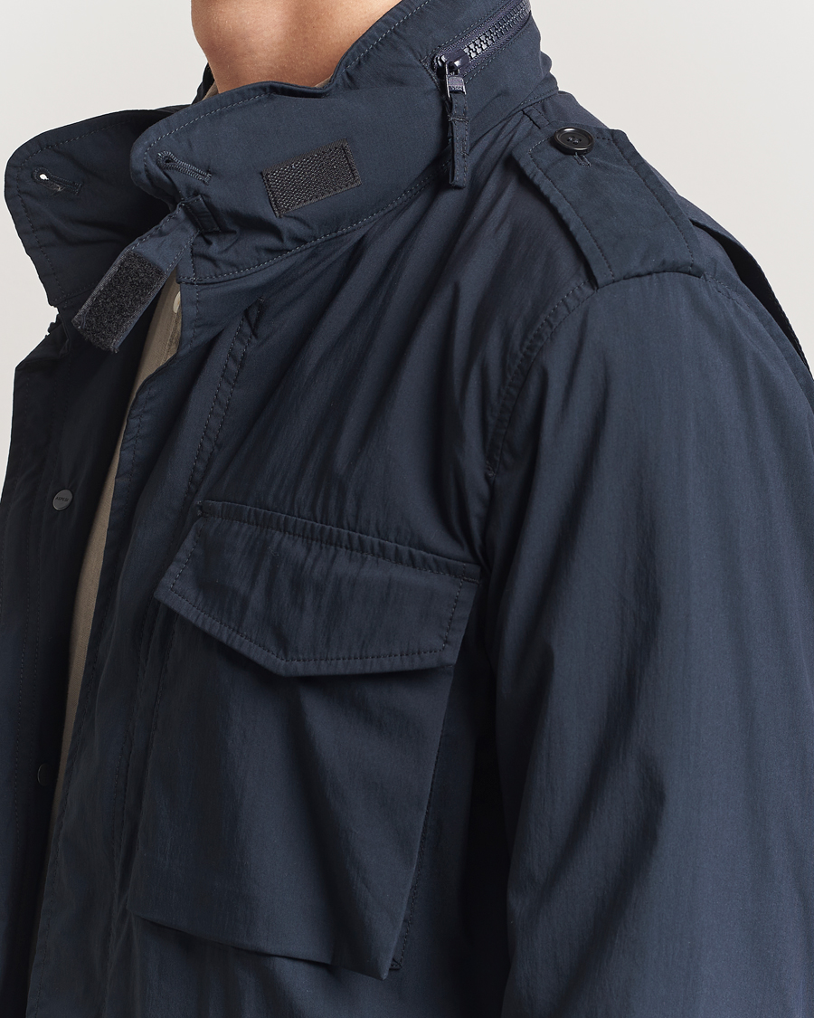 Hombres | Abrigos y chaquetas | Aspesi | Lightweight Cotton Field Jacket Navy