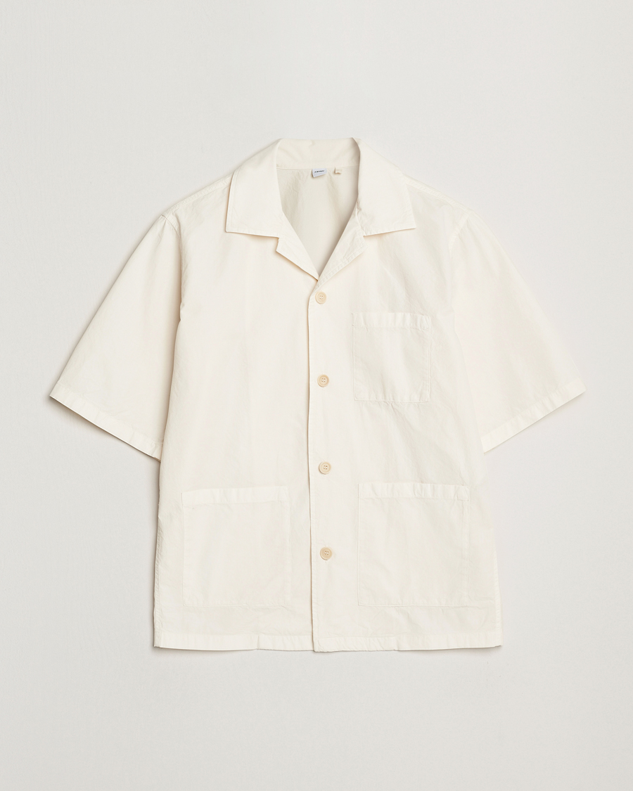 Hombres | Camisas | Aspesi | Short Sleeve Utility Shirt Light Beige