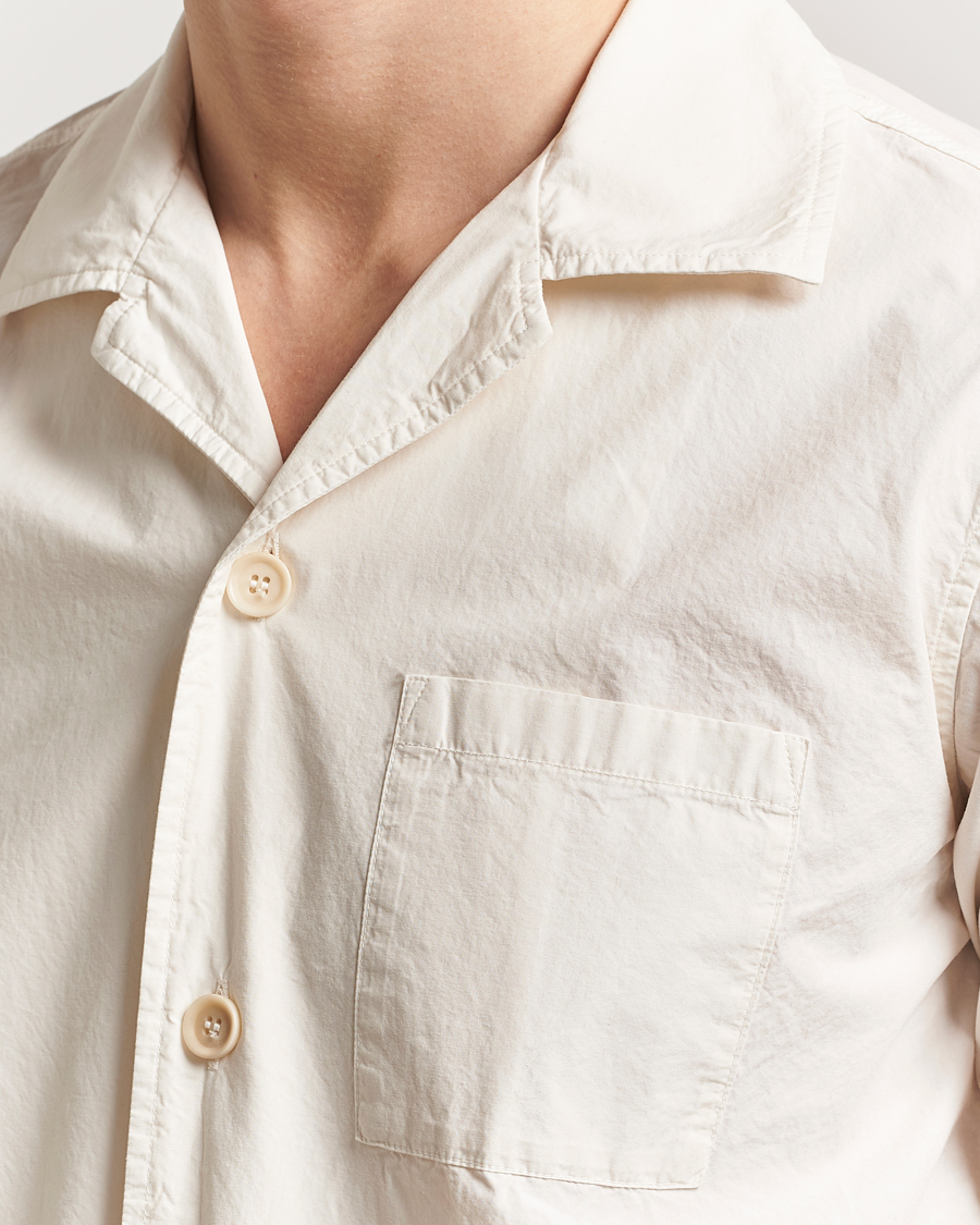 Hombres | Camisas | Aspesi | Short Sleeve Utility Shirt Light Beige