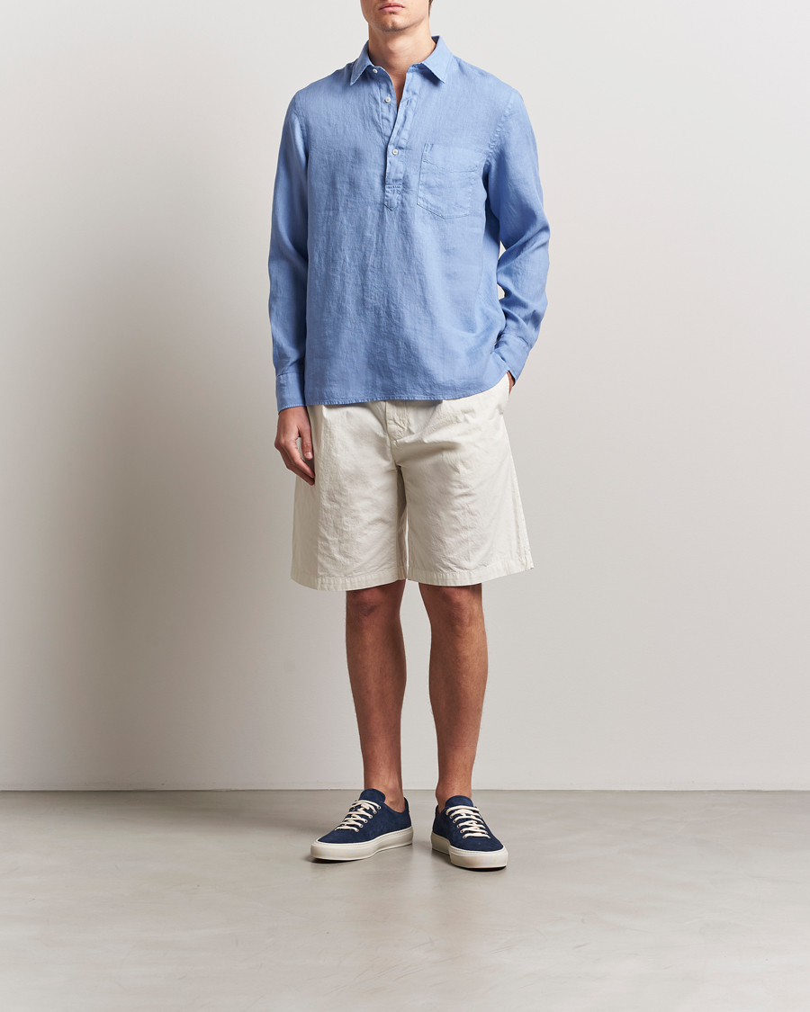 Hombres | Pantalones cortos | Aspesi | Pleated Cotton Shorts Light Beige