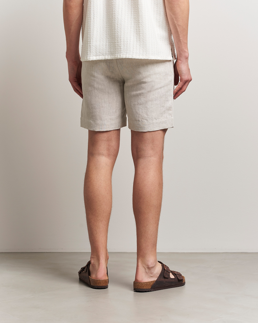 Hombres | Pantalones cortos | Peregrine | Grange Linen Shorts Natural
