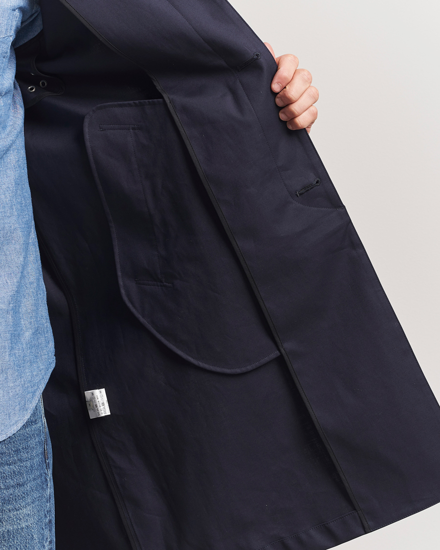 Hombres | Abrigos y chaquetas | Mackintosh | Dunkeld Car Coat Navy