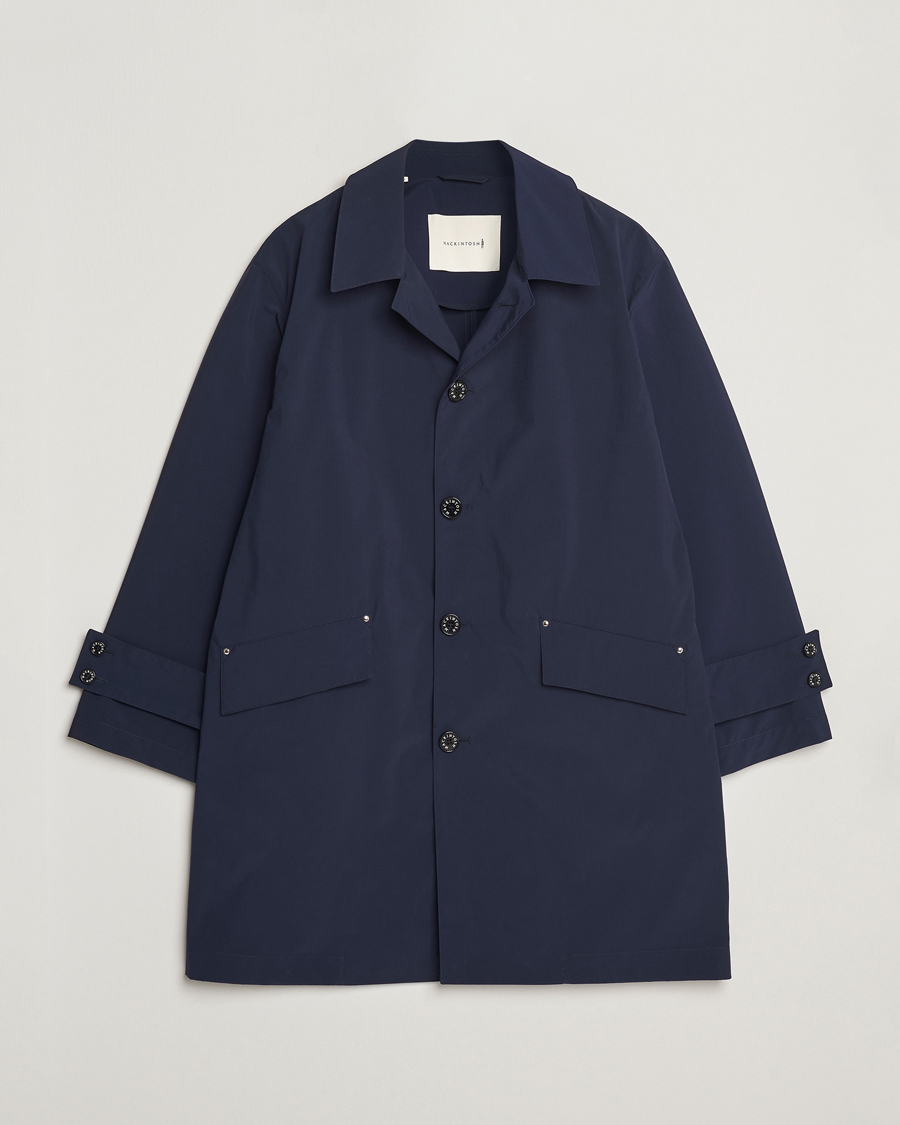 Hombres | Abrigos y chaquetas | Mackintosh | Humbie GTS Car Coat Navy