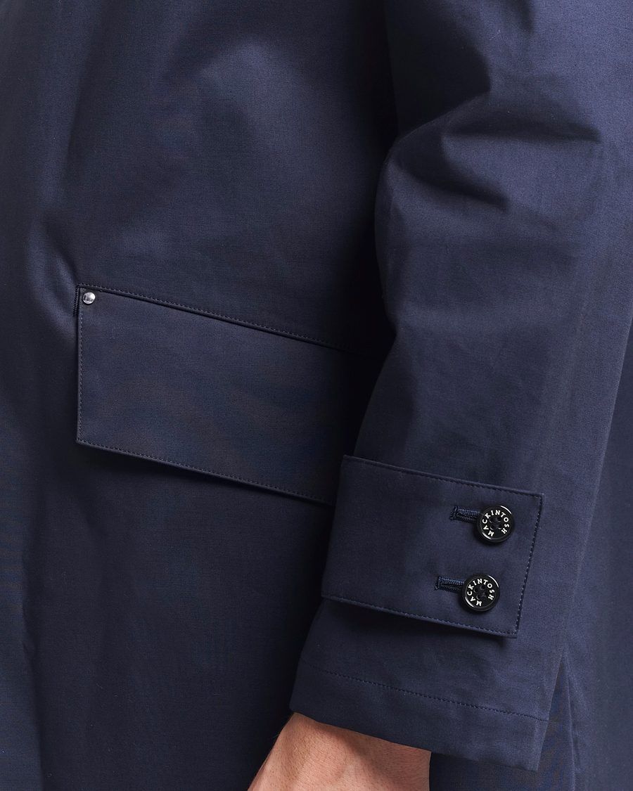 Hombres | Abrigos y chaquetas | Mackintosh | Humbie GTS Hooded Car Coat Navy