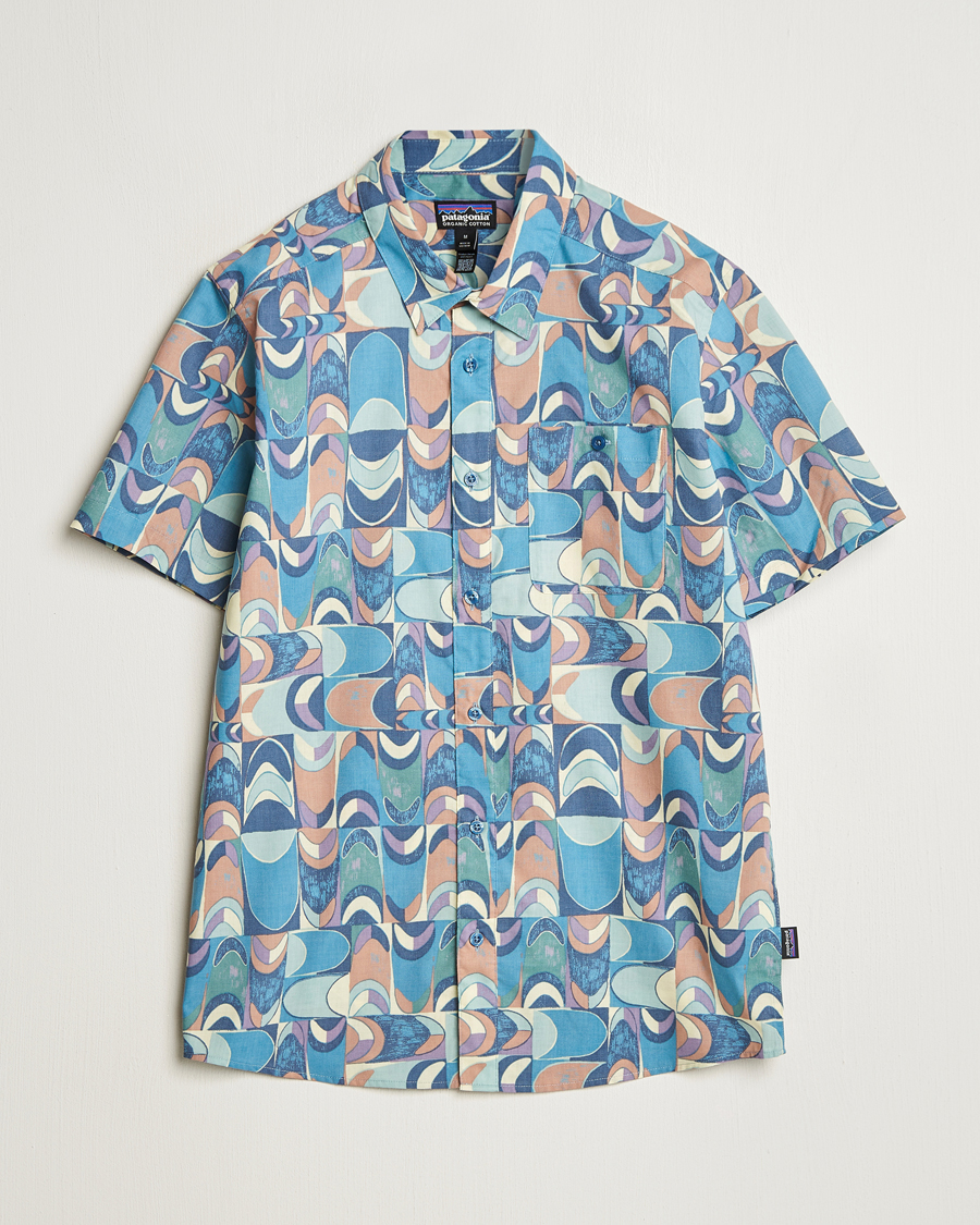 Hombres | Camisas | Patagonia | Go To Short Sleeve Shirt Still Blue