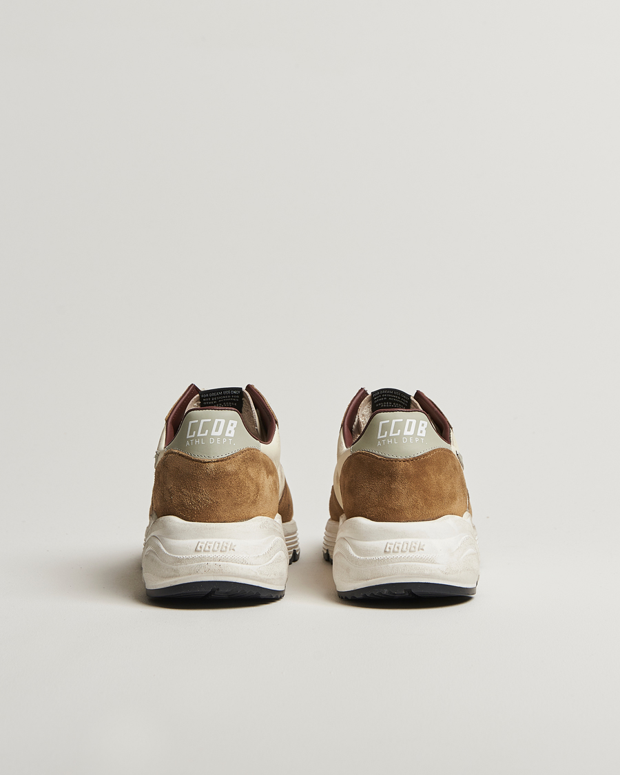 Hombres | Golden Goose Running Sole Sneakers White/Brown | Golden Goose | Running Sole Sneakers White/Brown