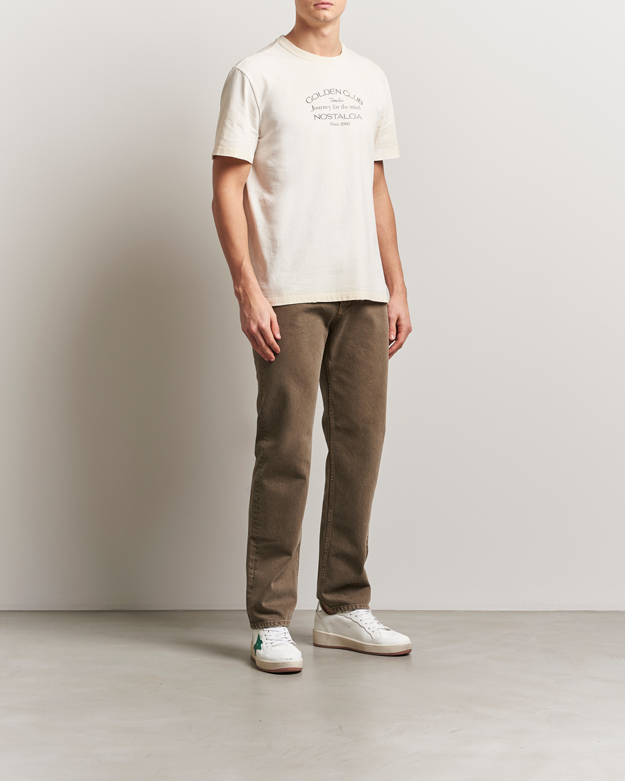 Hombres | Camisetas | Golden Goose | Short Sleeve Journey T-Shirt Heritage White