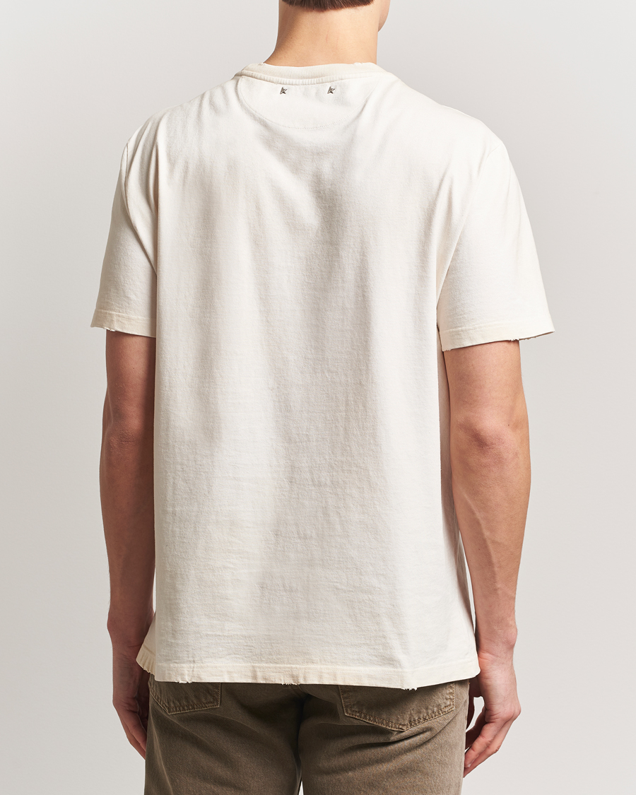 Hombres | Camisetas | Golden Goose | Short Sleeve Journey T-Shirt Heritage White