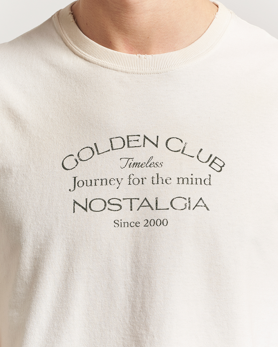 Hombres | Camisetas | Golden Goose | Short Sleeve Journey T-Shirt Heritage White