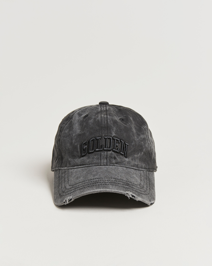 Hombres | Golden Goose Cotton Twill Baseball Cap Anthracite | Golden Goose | Cotton Twill Baseball Cap Anthracite