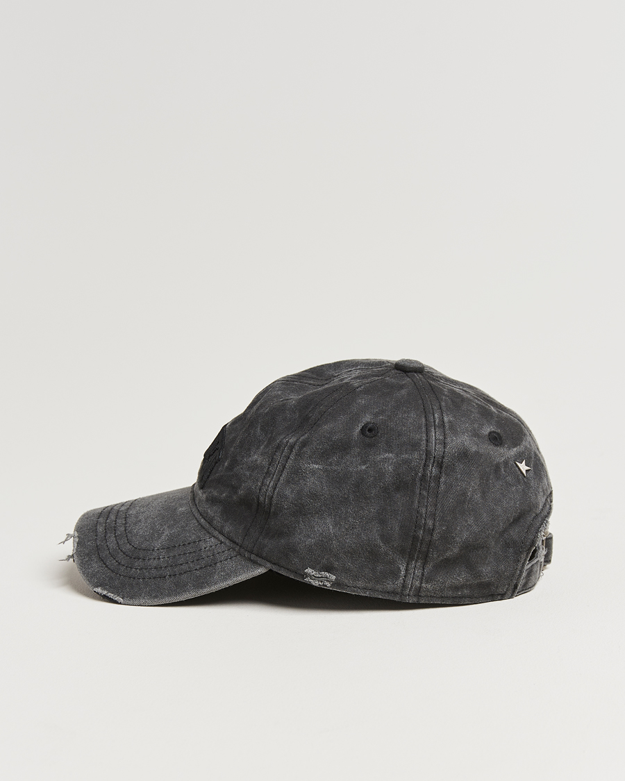 Hombres | Golden Goose Cotton Twill Baseball Cap Anthracite | Golden Goose | Cotton Twill Baseball Cap Anthracite