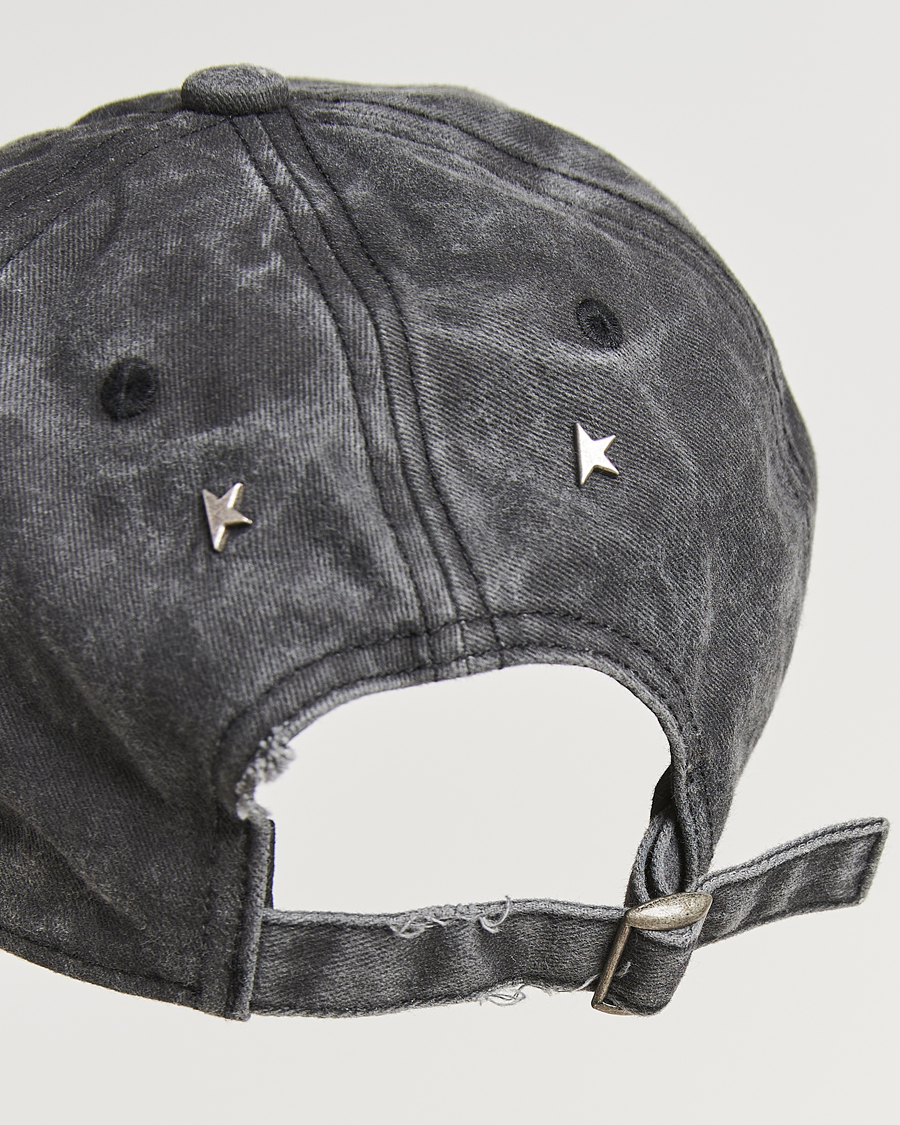 Hombres | Golden Goose Cotton Twill Baseball Cap Anthracite | Golden Goose | Cotton Twill Baseball Cap Anthracite