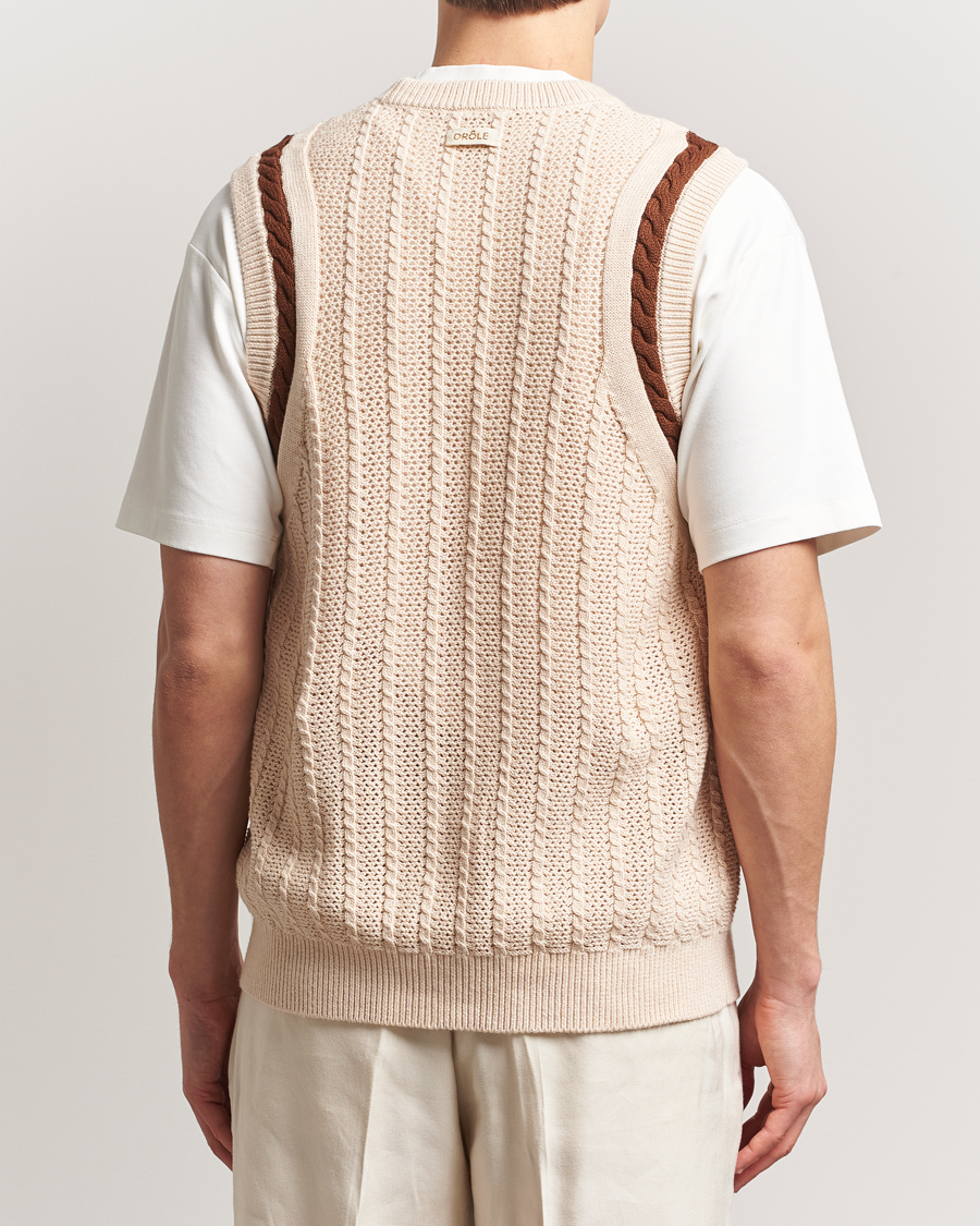 Hombres | Jerséis y prendas de punto | Drôle de Monsieur | Knitted Vest Cream