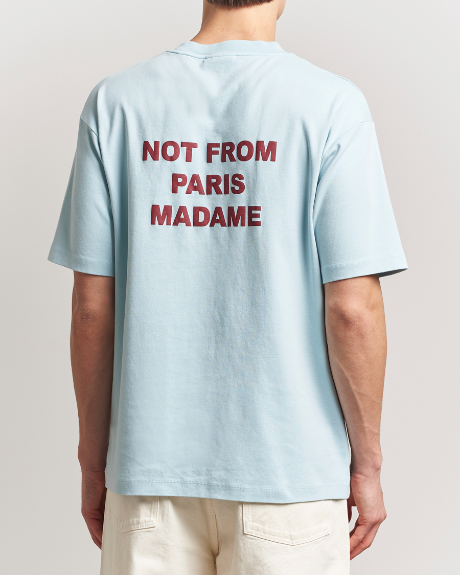 Hombres | Camisetas | Drôle de Monsieur | Slogan T-Shirt Light Blue