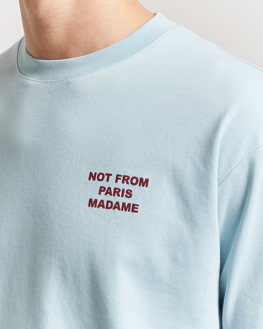 Hombres | Camisetas | Drôle de Monsieur | Slogan T-Shirt Light Blue