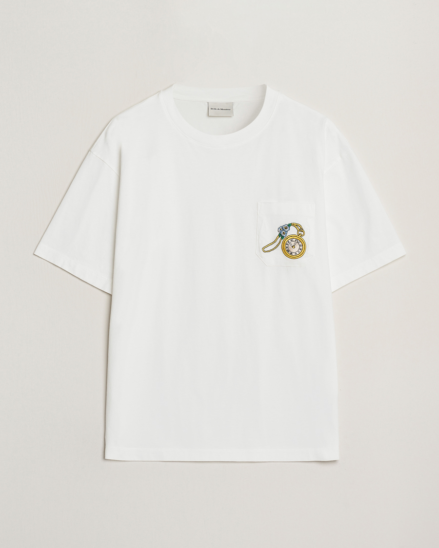 Hombres | Camisetas | Drôle de Monsieur | Gousset T-Shirt Off White