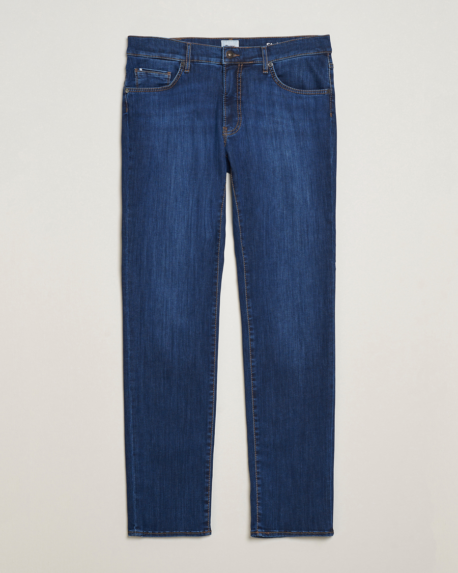 Hombres | Vaqueros | Brax | Chuck Hi-Flex Denim Dark Used