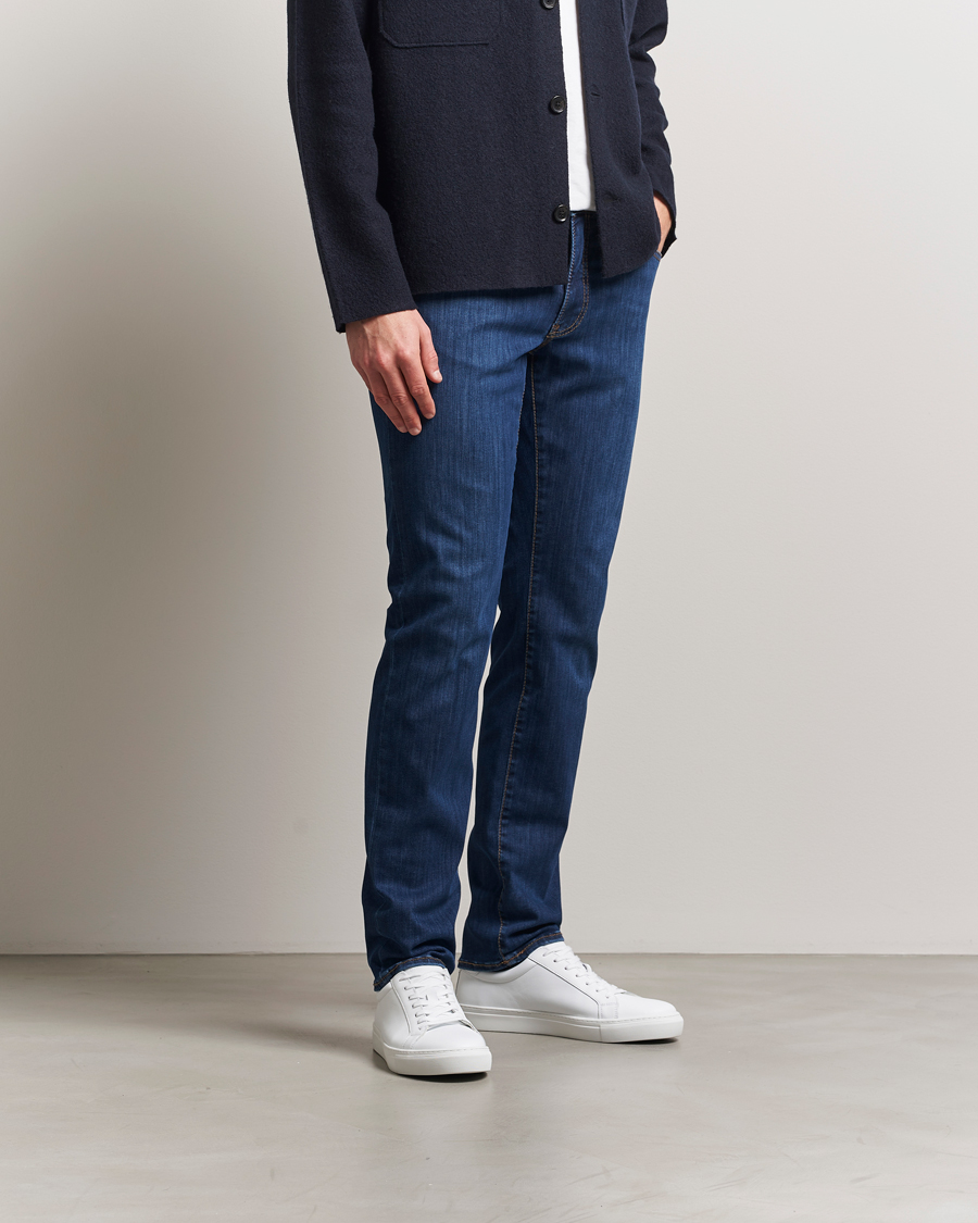 Hombres | Vaqueros | Brax | Chuck Hi-Flex Denim Dark Used