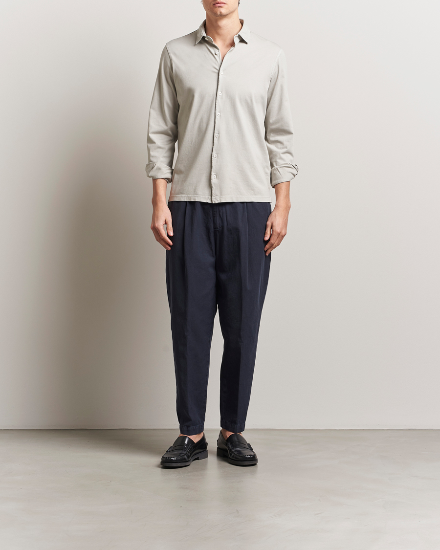 Hombres | Pantalones | Briglia 1949 | Cotton/Linen Drawstring Pants Navy