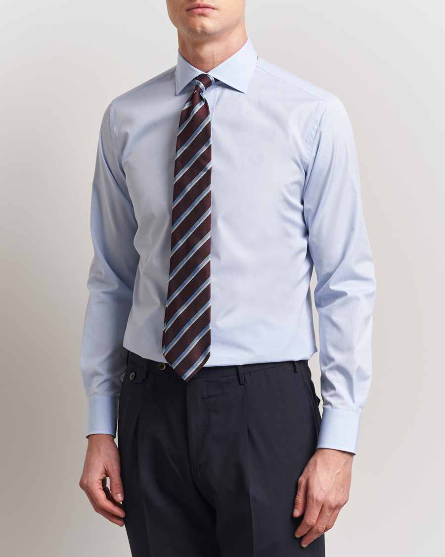 Hombres | Camisas | Brioni | Classic Dress Shirt Light Blue