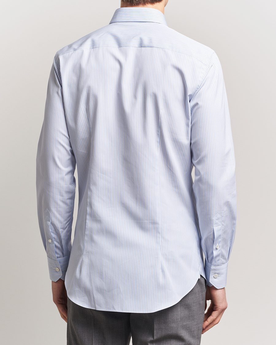 Hombres | Camisas | Brioni | Slim Fit Dress Shirt Blue Stripes